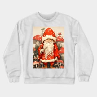 Santa Claus: Santa is the Mushroom (Amanita Muscaria Mushroom) Crewneck Sweatshirt